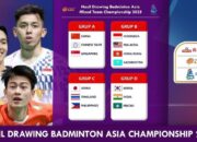 Hasil Drawing Badminton Asia Mixed Team Championship 2025: Indonesia-Malaysia Satu Grup!