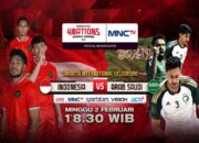 Indonesia vs Arab Saudi di 4 Nations World Series, Tonton di MNCTV